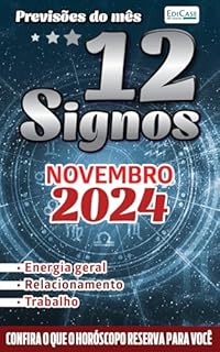 Livro Previsões do Mês Ed. 77 - 12 Signos - Novembro de 2024