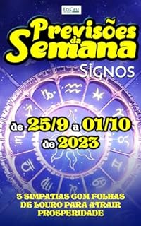 Previsões da Semana Ed. 178 - Previsões de 25/09 a 01/10 de 2023