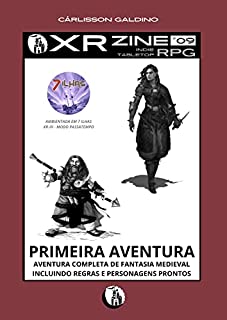 Livro Primeira Aventura: Para RPG, incluindo regras e personagens