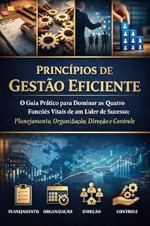 Livro PRINCÍPIOS DE GESTÃO EFICIENTE: O Guia Prático para Dominar as Quatro Funções Vitais de um Líder de Sucesso: Planejamento, Organização, Direção e Controle