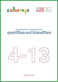 Livro Quantificadores e Intensificadores em Inglês (4-13): Livros de Exercícios para Aprender Inglês em Casa - Coloringa