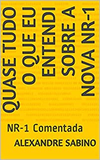 Livro Quase tudo o que eu entendi sobre a Nova NR-1: NR-1 Comentada