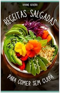 Livro Receitas salgadas para comer sem culpa