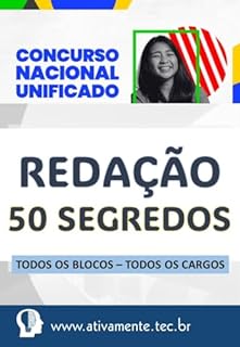 Livro Redação - CNU : Guia completo - 50 capítulos + correção