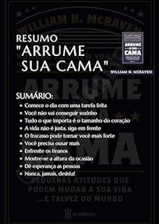 Livro Resumo "Arrume sua cama"