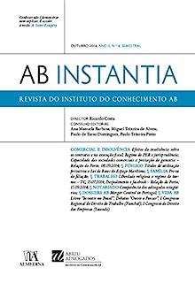 Livro Revista do Instituto do Conhecimento AB Instantia - Outubro 2014, Ano II, n.º 4, Semestral