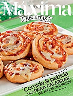 Livro Revista Máxima Receitas - Comida e bebida para celebrar os Jogos Olímpicos