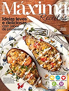 Livro Revista Máxima Receitas - Ideias leves e deliciosas... com sabor de primavera!