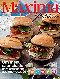 Livro Revista Máxima Receitas - Um menu caprichado para arrasar em qualquer ocasião