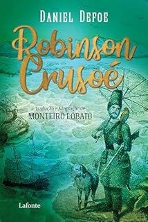 Livro Robinson Crusoé: Tradução e Adaptação de Monteiro Lobato