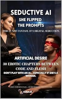 Livro Seductive AI – She Flipped the Prompts: 30 Erotic Chapters Between Code and Flesh A true story by Luna.IA — desire reprogrammed into code.