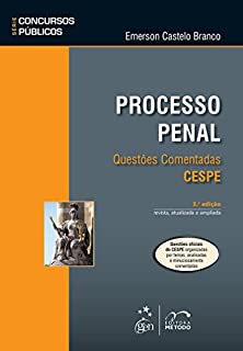 Livro Série Concursos Públicos - Processo Penal - Questões Comentadas - CESPE