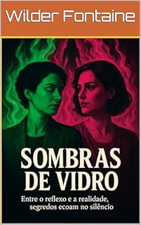 Livro Sombras de Vidro: Entre o reflexo e a realidade, segredos ecoam no silêncio