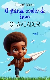 Livro O grande sonho de Enzo, o aviador