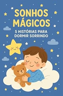 Livro Sonhos Magicos 5 historias para dormir