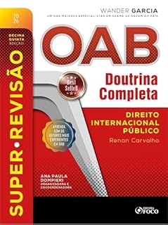 Livro Super revisão OAB Doutrina Completa: 15. Direito internacional público - 15. ed. - 2026.