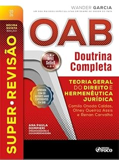 Livro Super-Revisão OAB Doutrina Completa: 19. Teoria geral do direito e hermenêutica jurídica - 15. ed. - 2026.