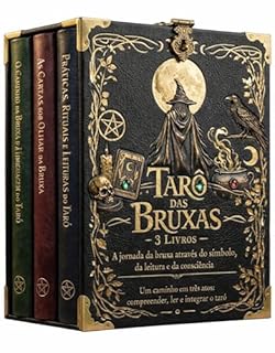 Livro Tarô das Bruxas - 3 Livros - A jornada da bruxa através do símbolo, da leitura e da consciência: Um caminho em três atos: compreender, ler e integrar o tarô