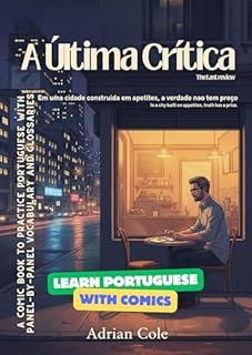 The Last Review: Comic book to learn Portuguese with English glossaries