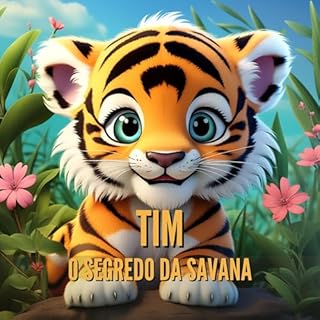 Livro Tim, o Tigre e o Mistério da Savana - Para crianças a partir de 3 anos. (Livro infantil)
