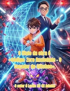 O título da obra é «Código: Zero Ansiedade – O Caçado: Mais de 1500 Contas para Resolver – Prática de Matemática Diária para Crianças e Iniciantes – Aprenda a Somar Números Decimais (Inclui Gabarito)