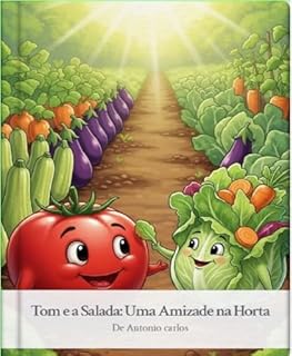 Livro Tom e a Salada: Uma Amizade na horta