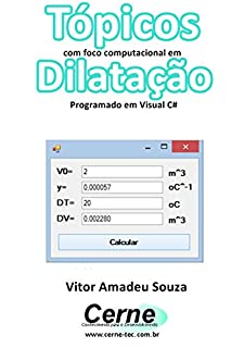 Livro Tópicos com foco computacional em Dilatação Programado em Visual C#