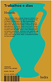 Livro Trabalhos e dias (Hedra Edições)