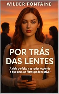 Livro Por Trás das Lentes: A vida perfeita nas redes esconde o que nem os filtros podem salvar.