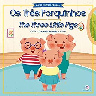 Livro Os três porquinhos (Contos clássicos bilíngues)