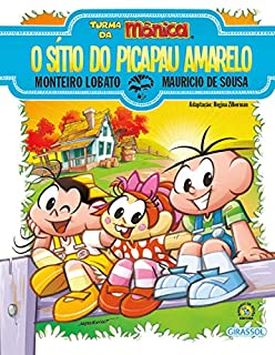 Livro Turma da Mônica e Monteiro Lobato - O Sítio do Picapau Amarelo