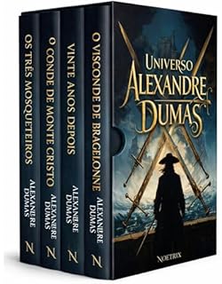 Livro Universo Alexandre Dumas - 4 Livros - O Conde de Monte Cristo e a Saga dos Três Mosqueteiros - Guia de Leitura dos principais livros do autor