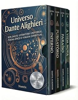 Livro Universo Dante Alighieri - 4 Livros - Um Guia Completo para Compreender A Divida Comédia - Inferno, Purgatório, Paraíso e a Formação do Autor