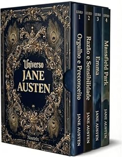 Livro Universo Jane Austen - 4 Livros - Orgulho e Preconceito, Razão e Sensibilidade, Emma e Mansfield Park: O universo essencial de Jane Austen: Guia de Leitura + Originais da Autora