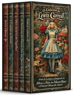 Livro Universo Lewis Carroll - 5 Livros - Guia de Leitura e Originais de Alice no País das Maravilhas e outras obras do autor: Obras essenciais com leitura orientada