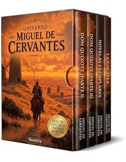 Livro Universo Miguel de Cervantes - 4 Livros - Dom Quixote e Outras Obras do Autor + Guia de Leitura Exclusivo
