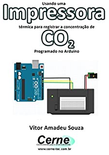 Usando uma Impressora térmica para registrar a concentração de CO2 Programado no Arduino