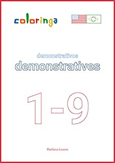 Livro Como usar Demonstrativos no Presente em Inglês (1-9): Livros de Exercícios para Aprender Inglês em Casa - Coloringa