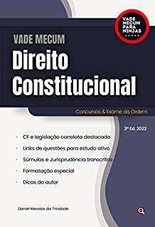 Livro Vade Mecum Direito Constitucional - Col. Vade Mecum para Ninjas: Concurso & OAB - 3ª Edição 2022 - *Já atualizado com Convenção da Guatemala (Decreto n. 10.932, de 10 de janeiro de 2022)