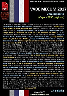 Livro VADE MECUM Ultracompacto [Capa + 2190 páginas] - Texto original em PDF [Portable Document Format].