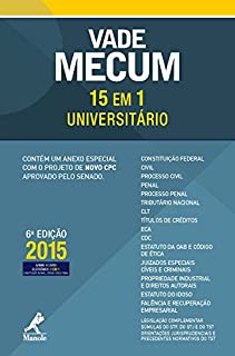 Livro Vade Mecum Universitário 15 em 1
