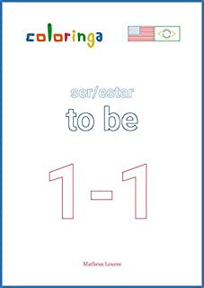 Livro Verbo To Be no Presente (1-1): Livros de Exercícios para Aprender Inglês em Casa - Coloringa