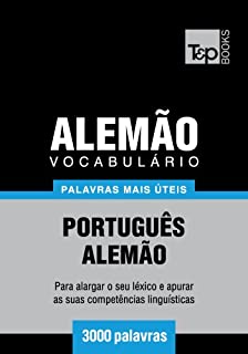 Livro Vocabulário Português-Alemão - 3000 palavras mais úteis