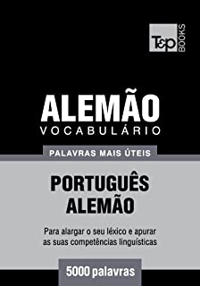 Livro Vocabulário Português-Alemão - 5000 palavras mais úteis