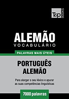 Livro Vocabulário Português-Alemão - 7000 palavras mais úteis