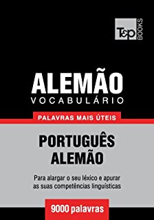Livro Vocabulário Português-Alemão - 9000 palavras mais úteis