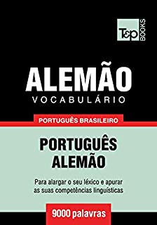 Livro Vocabulário Português Brasileiro-Alemão - 9000 palavras