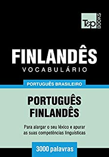 Livro Vocabulário Português Brasileiro-Finlandês - 3000 palavras