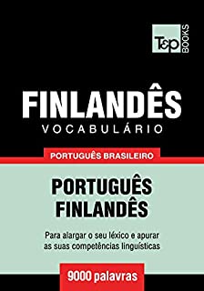 Livro Vocabulário Português Brasileiro-Finlandês - 9000 palavras