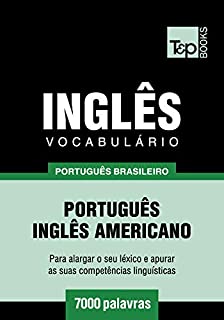 Livro Vocabulário Português Brasileiro-Inglês Americano - 7000 palavras